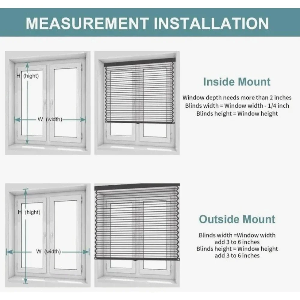 Cordless Blackout Cellular Shades for Windows 28 Wide X‎ 36 Long Beige